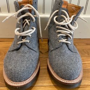 Doc Martens Airwair Grey Wool Boots